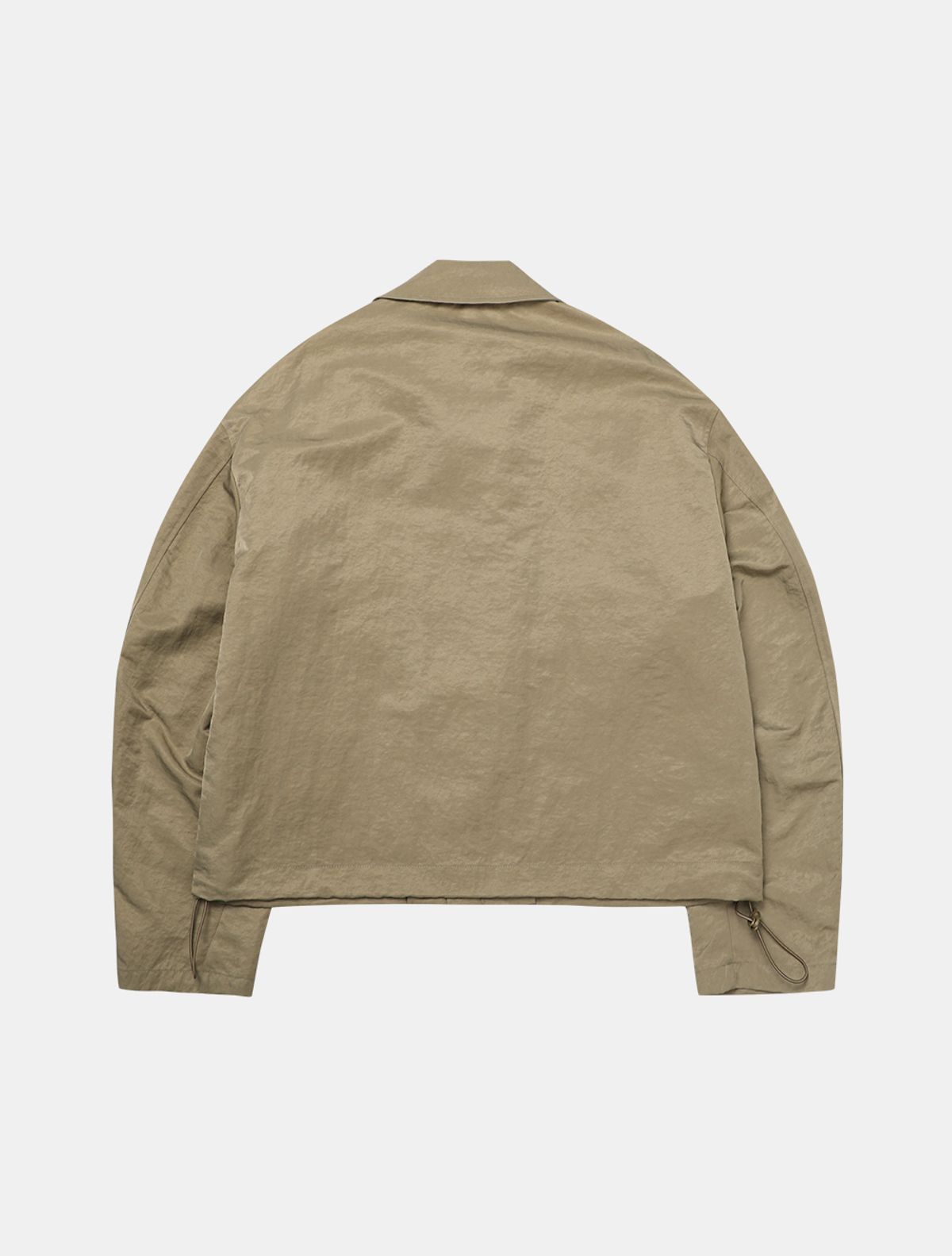 데호(DEHO) NYLON CROP JACKET [Beige]