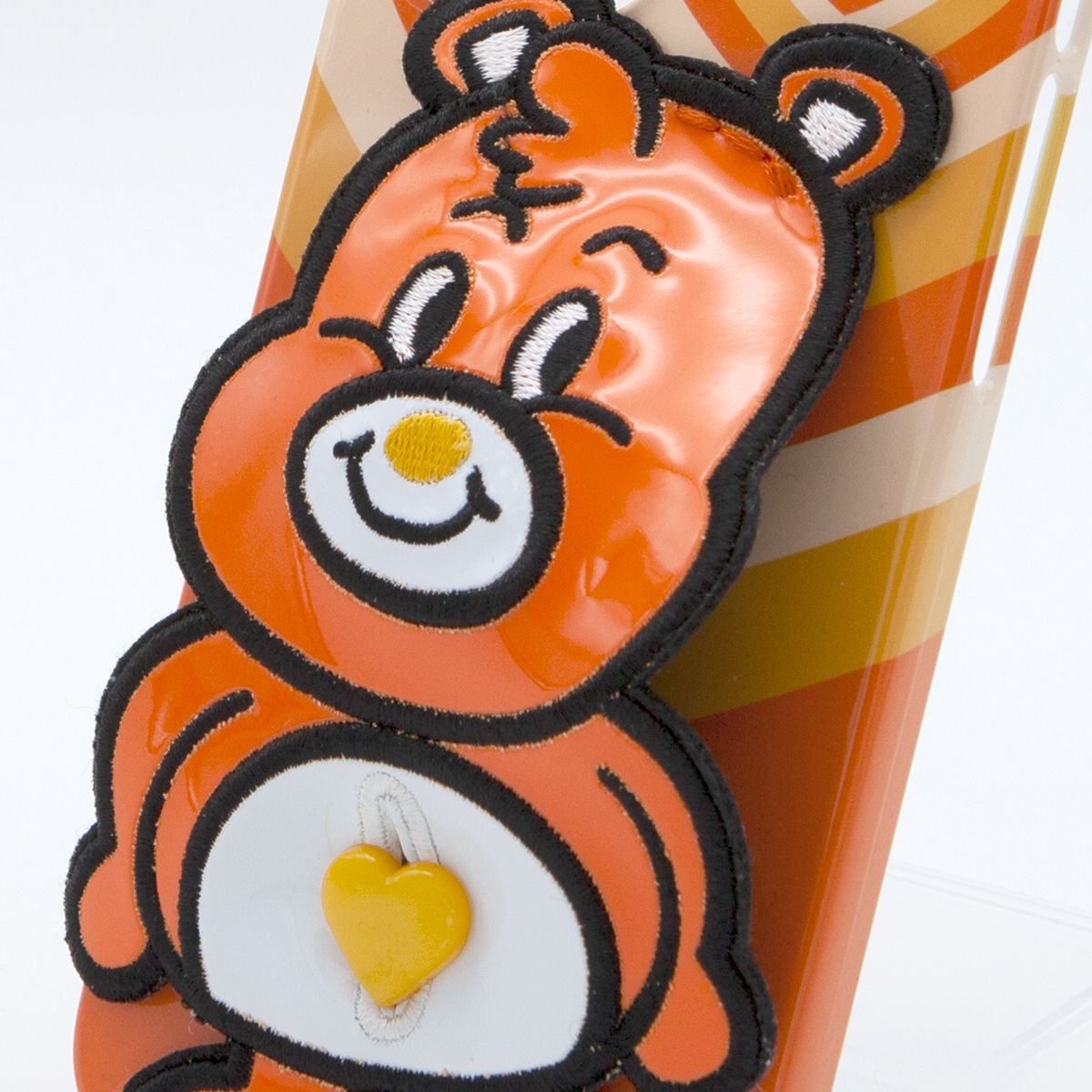 세컨드유니크네임(SECOND UNIQUE NAME) SUN CASE ENAMEL HEART BEAR ORANGE