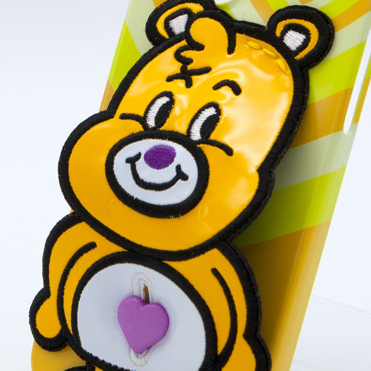 세컨드유니크네임(SECOND UNIQUE NAME) SUN CASE ENAMEL HEART BEAR YELLOW