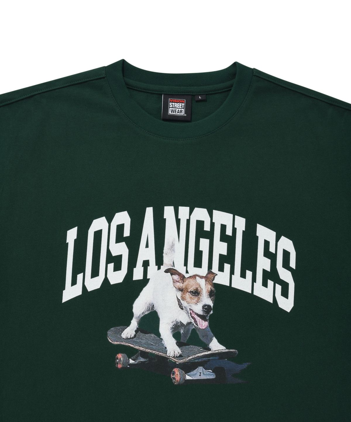 비전스트릿웨어(VISION STREETWEAR) VSW Puppy T-Shirts Deep Green
