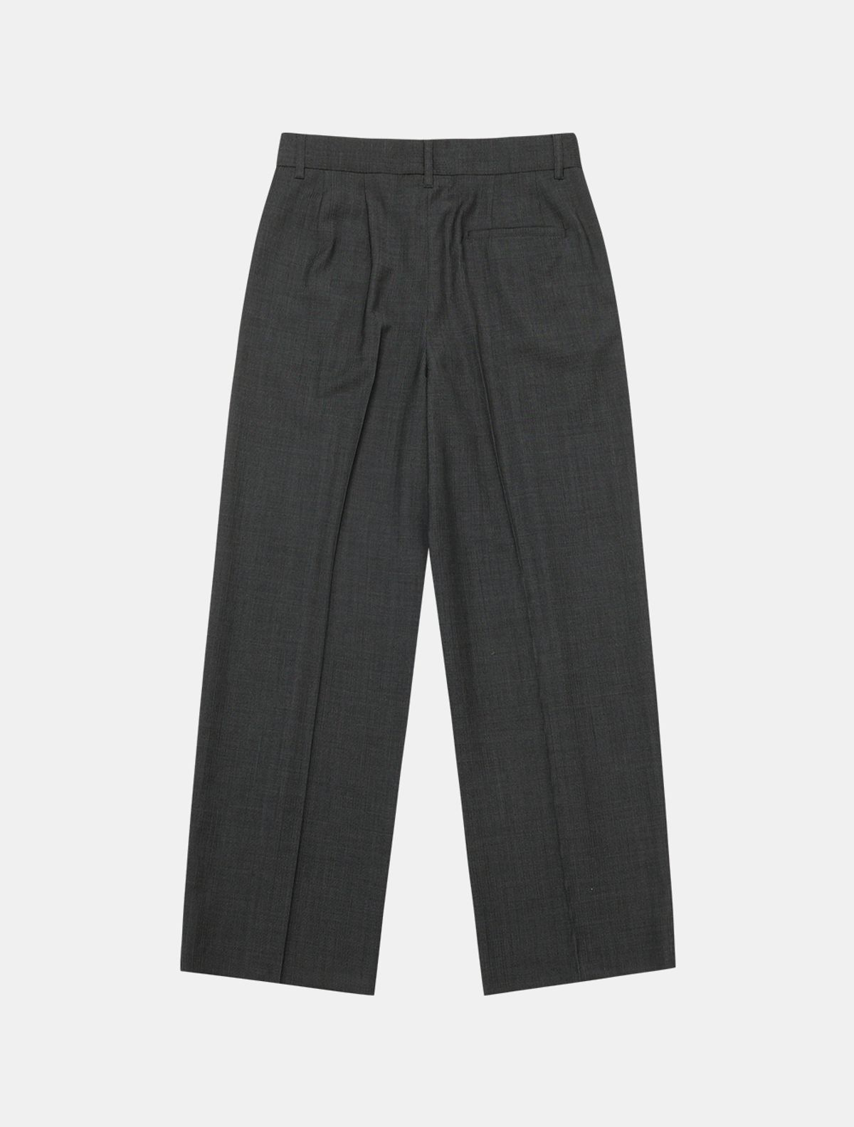 데호(DEHO) ONE TUCK TROUSER [Charcoal]