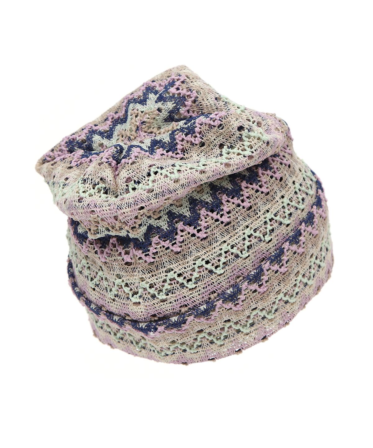 언더컨트롤 스튜디오(UNDERCONTROL STUDIO) 여름 롱비니 SQUARE NET BEANIE / C ORIENTAL / MIX LAVENDER