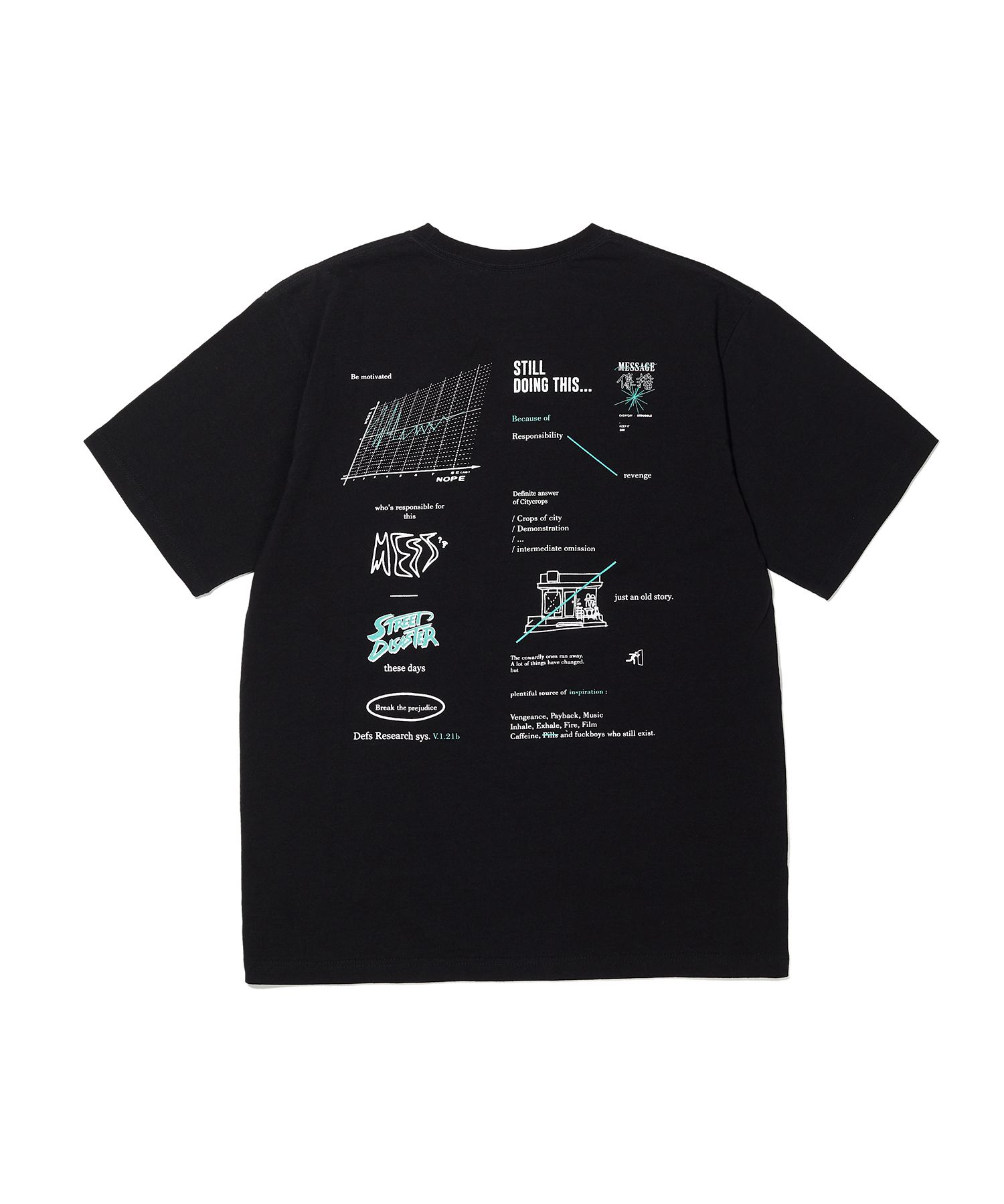 [BROWNBREATH] RESEARCH TEE★Tシャツ MUSINSA公式 | BROWNBREATH RESEARCH TEE - BLACK