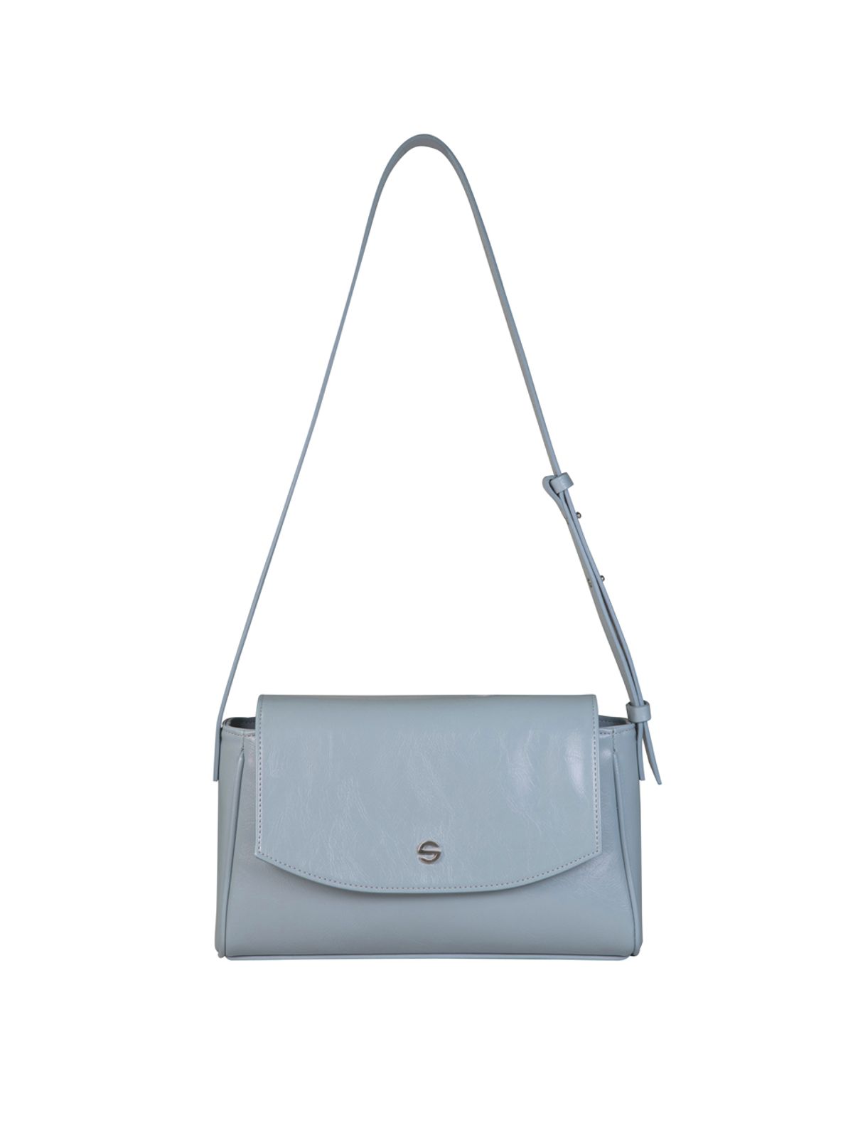 세미코드(SEMICODE) capture bag mini - crinkle light blue
