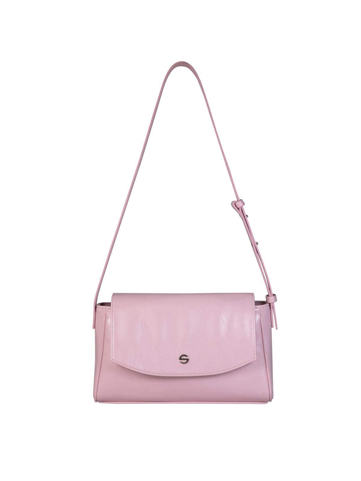 세미코드(SEMICODE) capture bag mini - crinkle light pink