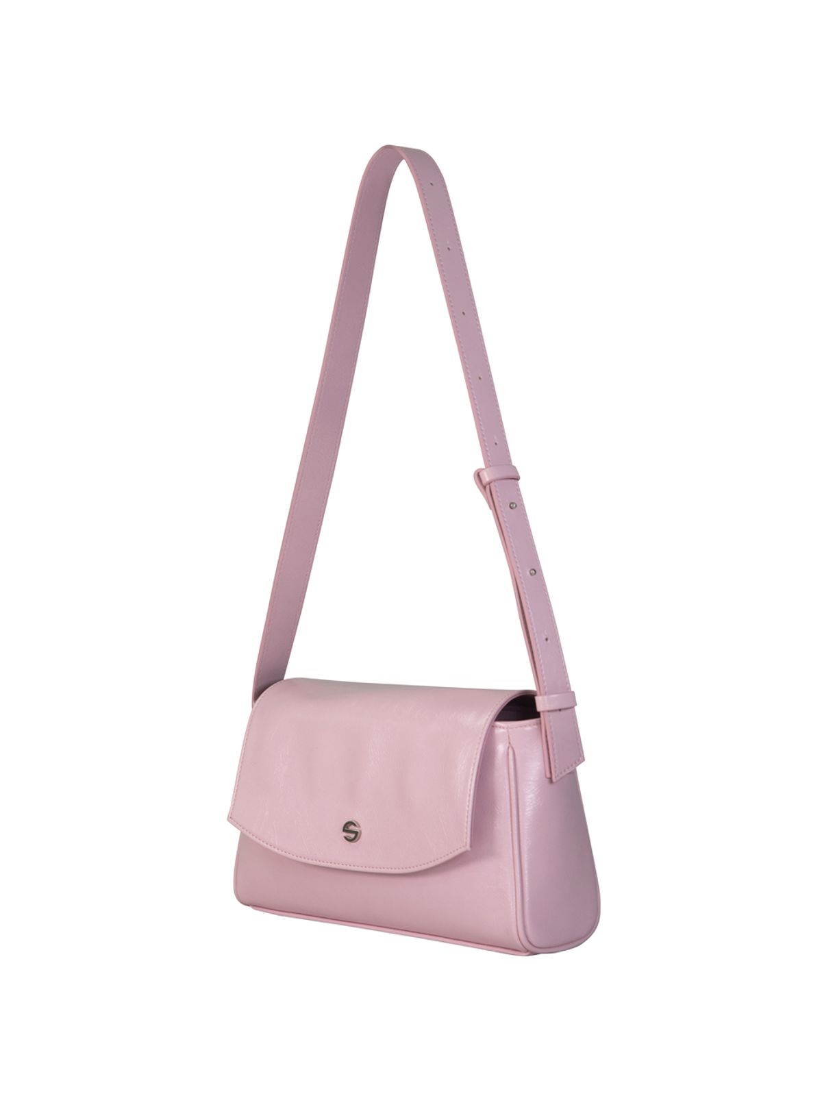 세미코드(SEMICODE) capture bag mini - crinkle light pink