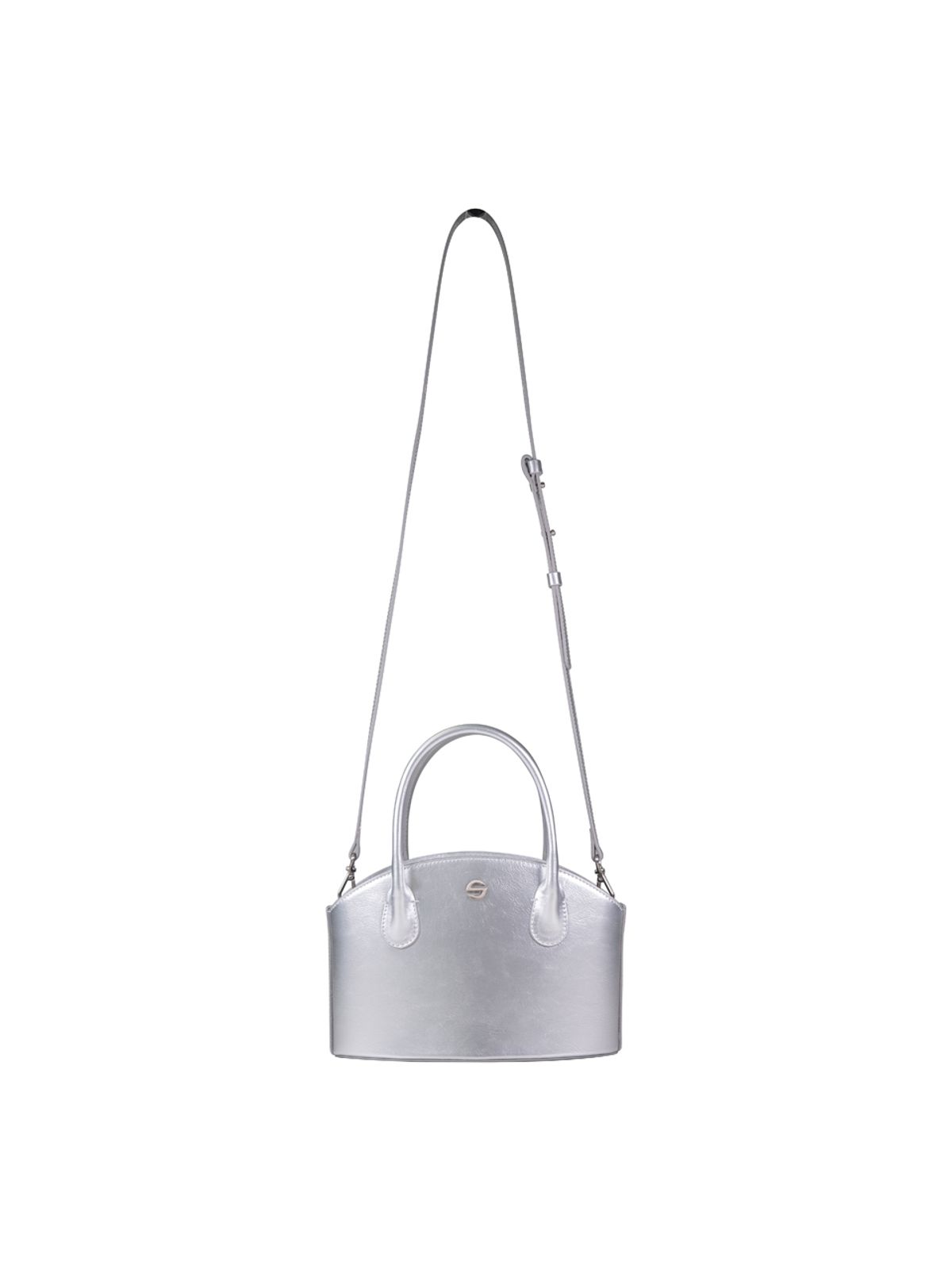 세미코드(SEMICODE) joony bag - crinkle silver