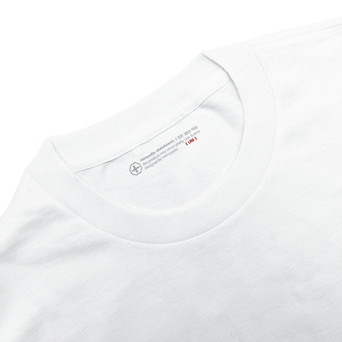 모노파틴(MONOPATIN) monopatin x Hej  t shirt - bright white