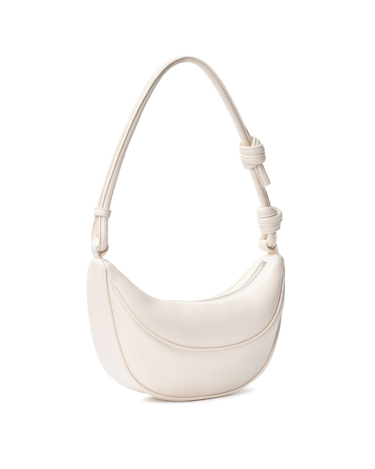 사비(4OUR B) Bent Rope Bag Ivory