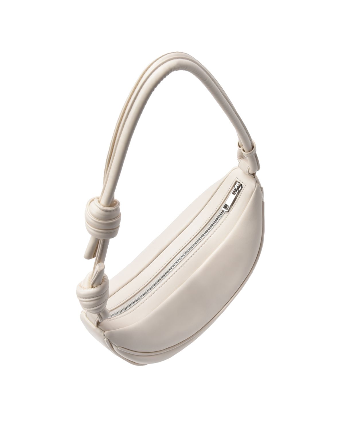 사비(4OUR B) Bent Rope Bag Ivory