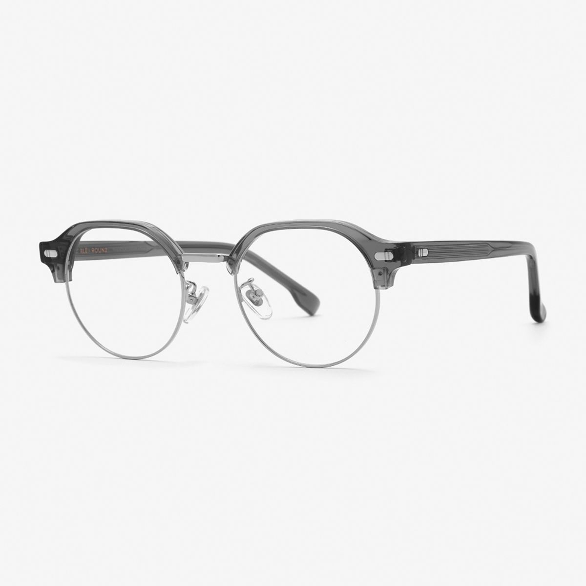 알로아이웨어(ALO EYEWEAR) [ALOXROUNZ] 라운드 판토 하금테 ARA9102 C2 그레이/실버