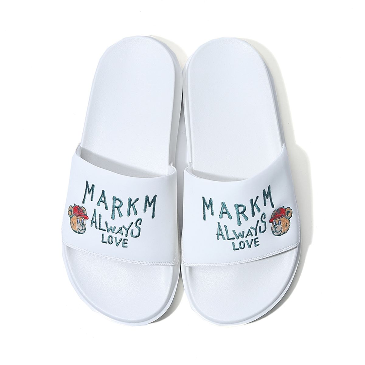 마크엠(MARKM) ALWAYS LOVE BEAR SLIDE IVORY