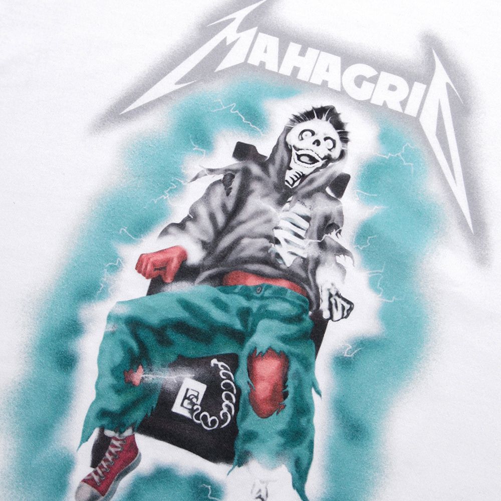 MUSINSA | MAHAGRID THRILLER MAN TEE WHITE(MG2CMMT511A)