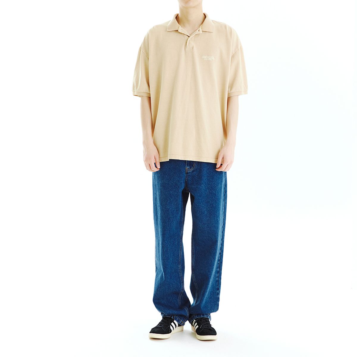 마하그리드(MAHAGRID) THIRD LOGO PK PIGMENT POLO BEIGE(MG2CMMT537A)