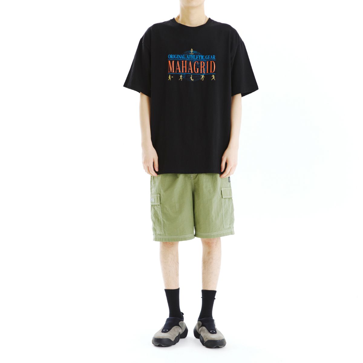 마하그리드(MAHAGRID) NYLON CARGO SHORT OLIVE(MG2CMMPA64A)