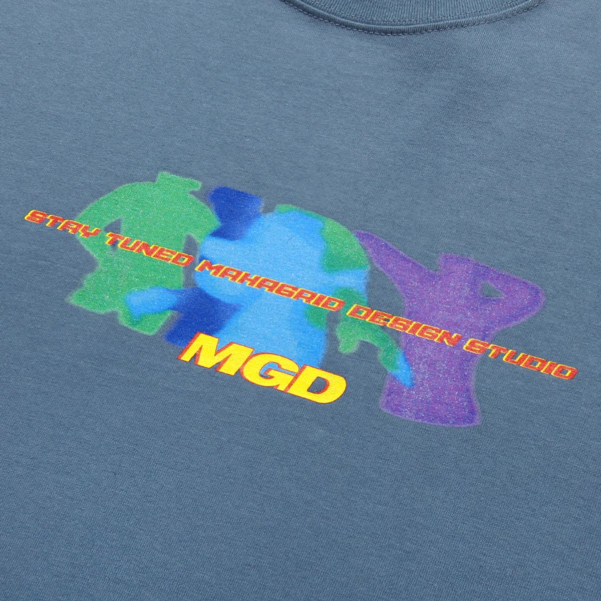 마하그리드(MAHAGRID) SHADOW DANCE TEE BLUE(MG2CMMT510A)