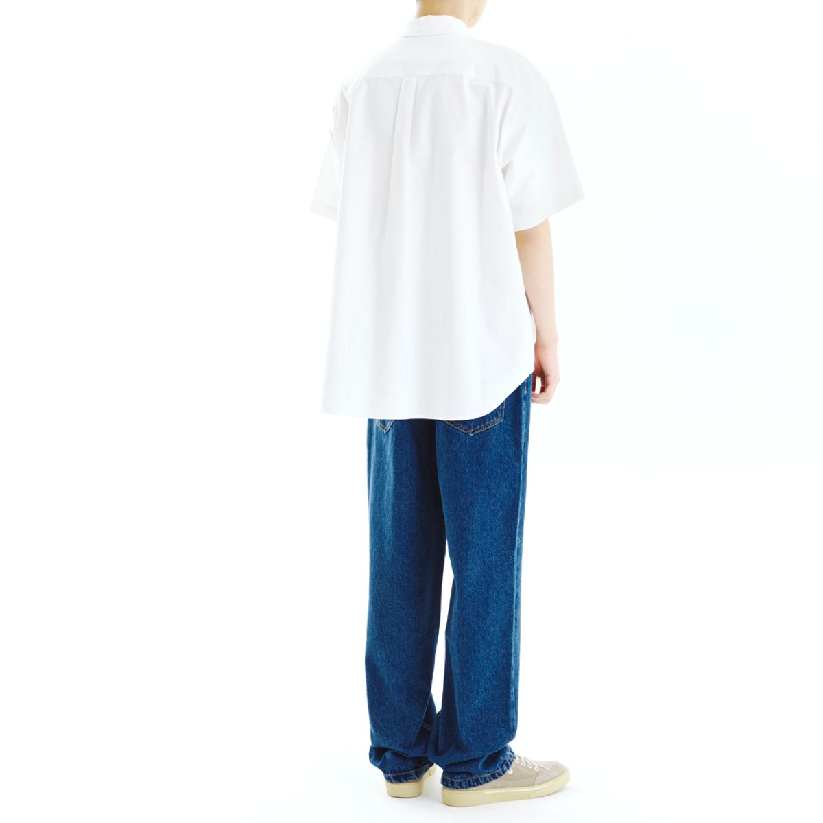 마하그리드(MAHAGRID) MGD LOGO HALF SLEEVE SHIRT WHITE(MG2CMMW340A)
