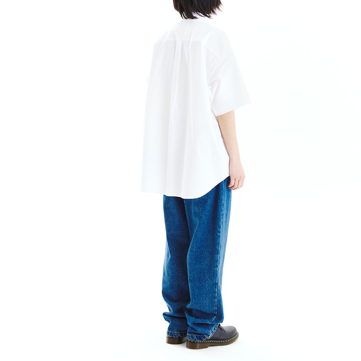 마하그리드(MAHAGRID) MGD LOGO HALF SLEEVE SHIRT WHITE(MG2CMMW340A)