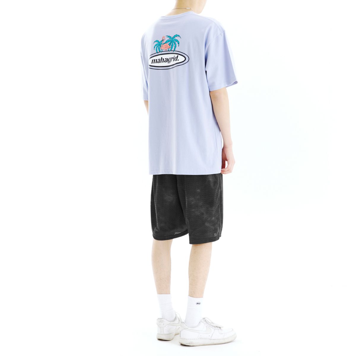마하그리드(MAHAGRID) WATER DYED MESH SHORT BLACK(MG2CMMPA62A)