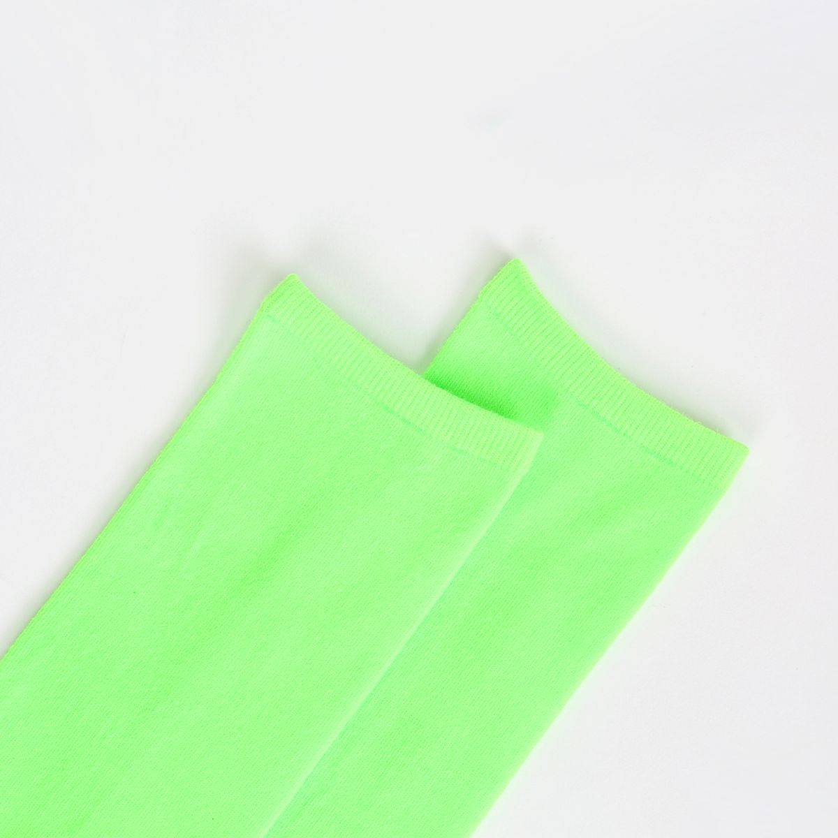 삭스에이(SOCKSA) [4PACK] 무지 형광 네온 니삭스 4색상