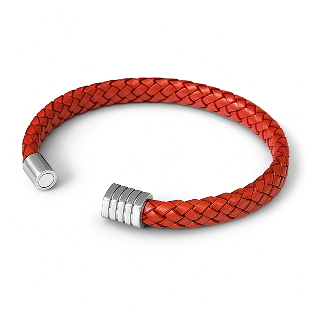 마크-4(MARK-4) LEATHER BRACELET (HEXAGONAL CLASP)