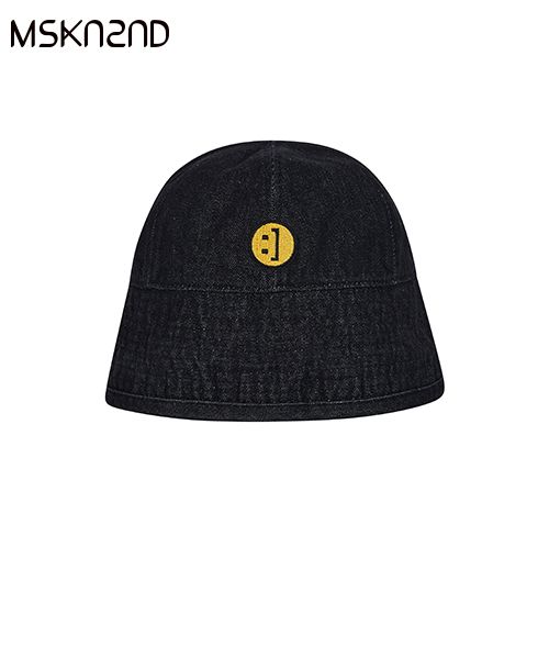 ☆MSKN2ND☆バケットハット SM:]E DENIM ROUND BUCKETHAT MUSINSA | MSKN2ND SMILE DENIM ROUND BUCKET HAT BLACK