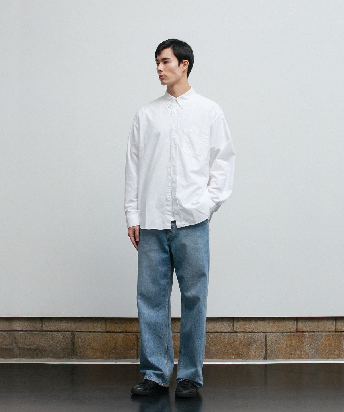 블랭크룸(BLANKROOM) O.C.B.D. 셔츠_WHITE