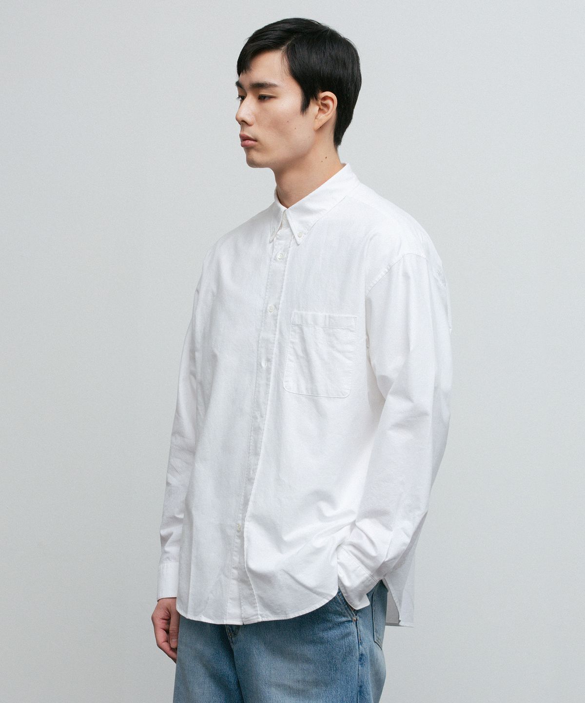 블랭크룸(BLANKROOM) O.C.B.D. 셔츠_WHITE