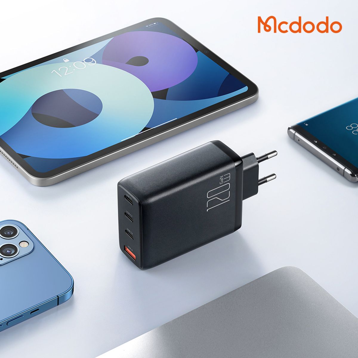맥도도(MCDODO) GaN PD3.0 PPS 120W 초고속 4포트 멀티 충전기