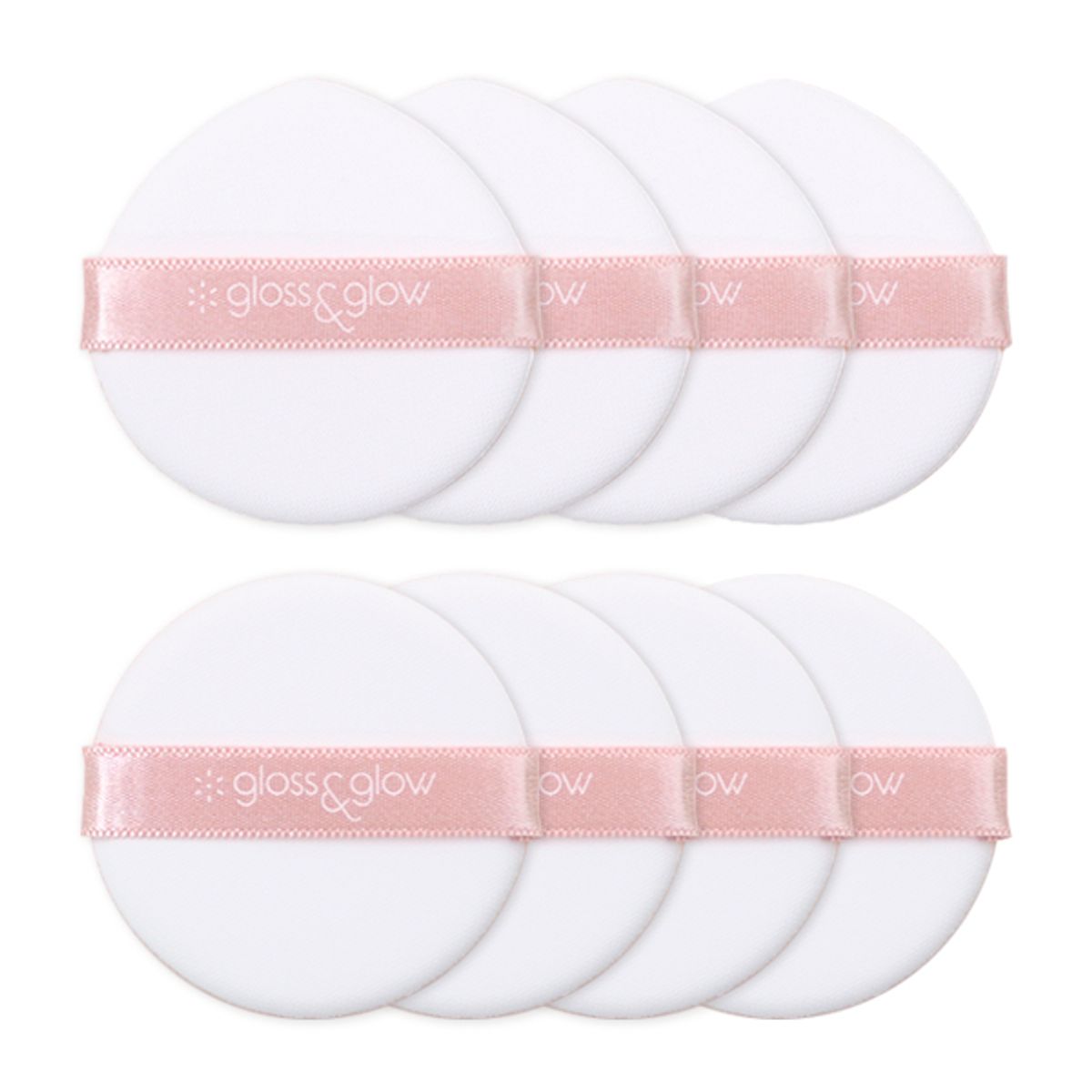 글로스앤글로우(GLOSS&GLOW) 포인트&베이직 쿠션 퍼프 8P