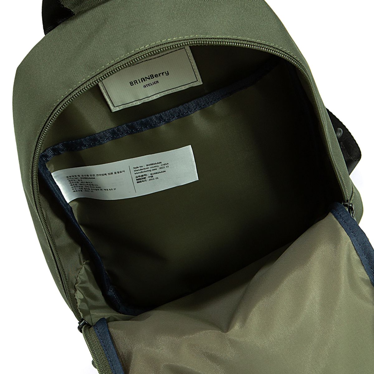 브라이언베리(BRIAN BERRY) BERRY CROSS BAG_L/GREEN