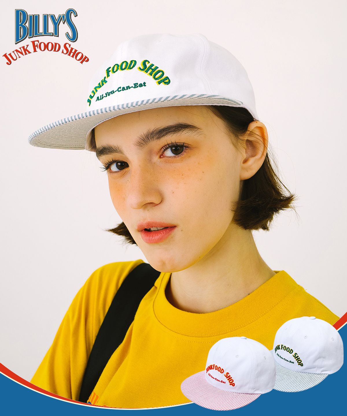 메인부스(MAINBOOTH) Billys Stripe Ball Cap(GREEN)