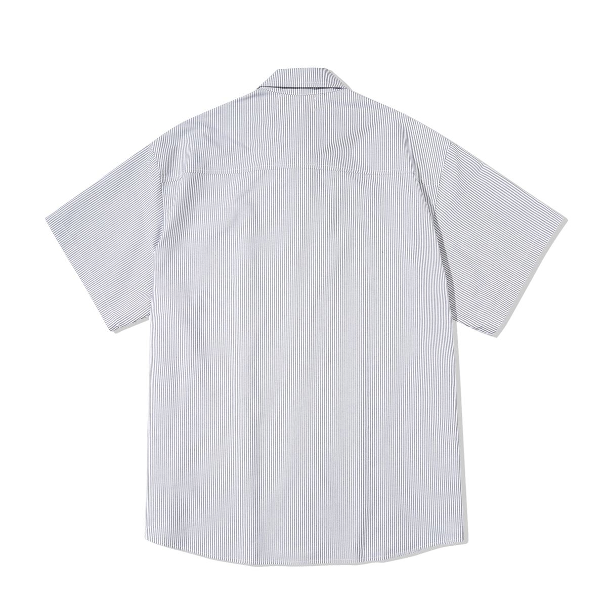 메인부스(MAINBOOTH) Billys Oversized Stripe Shirts(GRAY)