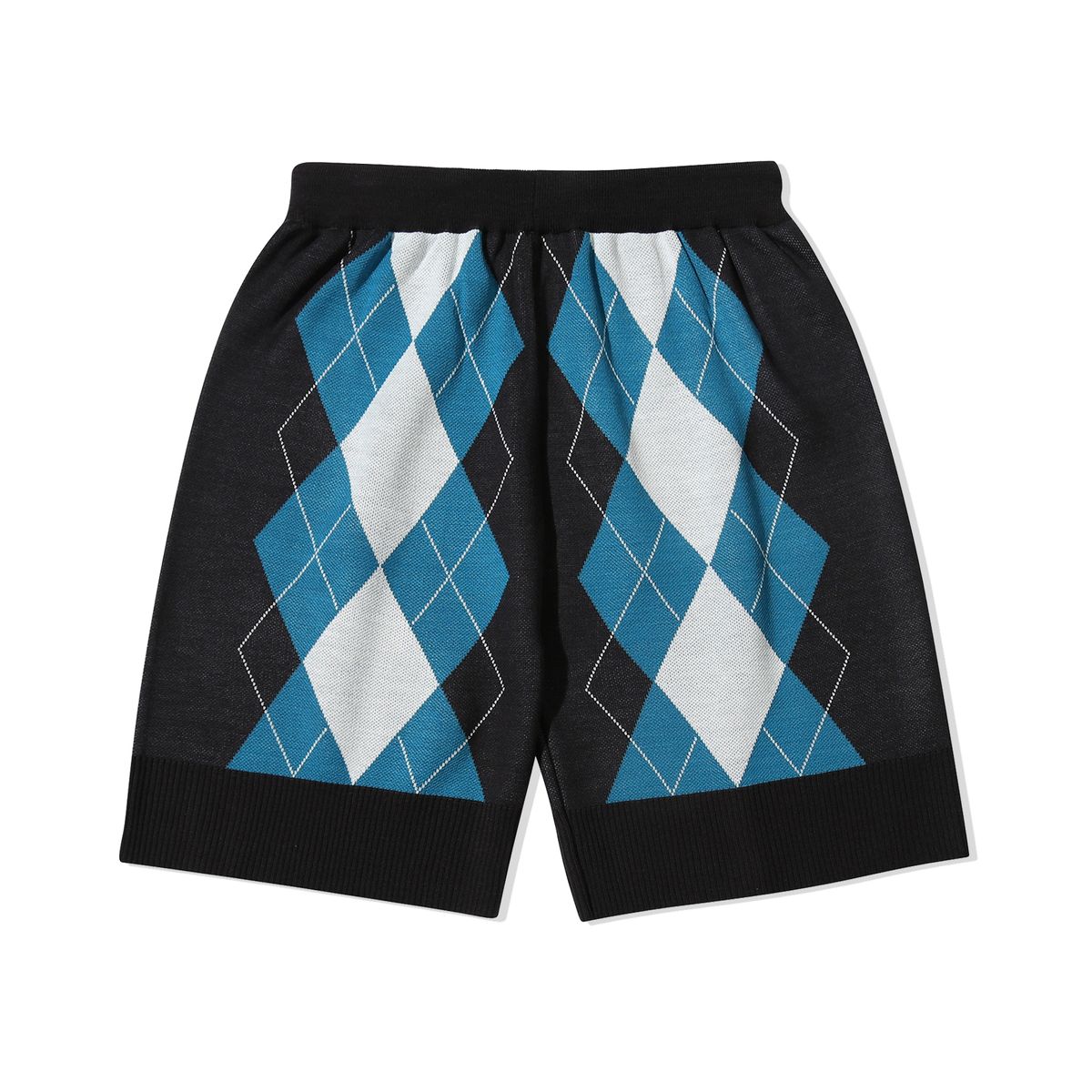 메인부스(MAINBOOTH) Billys Argyle Knit Shorts(BLACK)