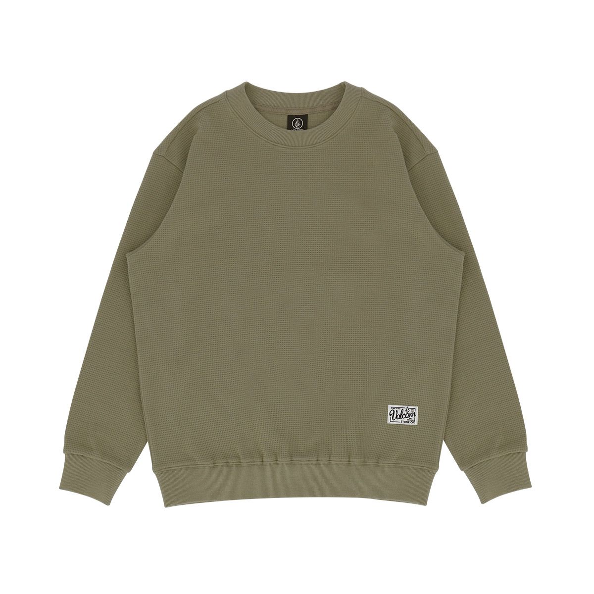 볼컴(VOLCOM) 컴포트핏 와플 맨투맨(2 COLOR)