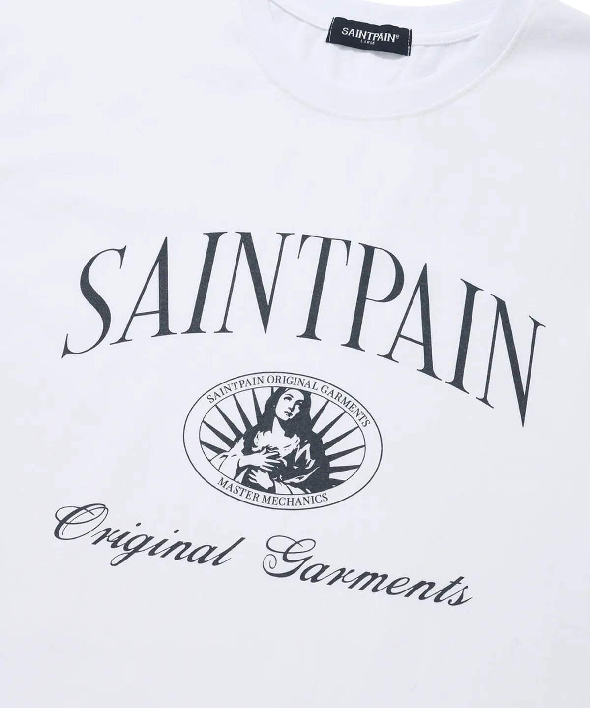 세인트페인(SAINTPAIN) SP 그레이스풀 티셔츠-화이트