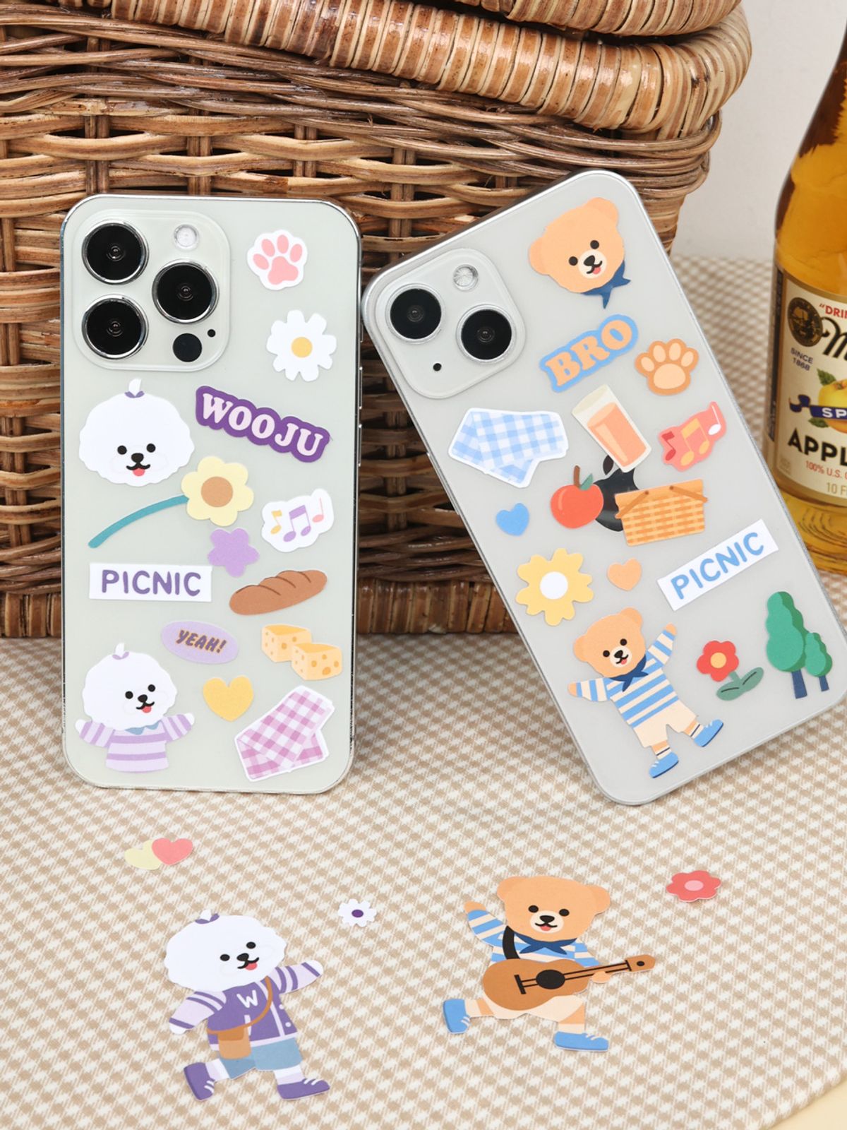 디자인스킨(DESIGNSKIN) 디킨프렌즈 데코 스티커 5종 택1