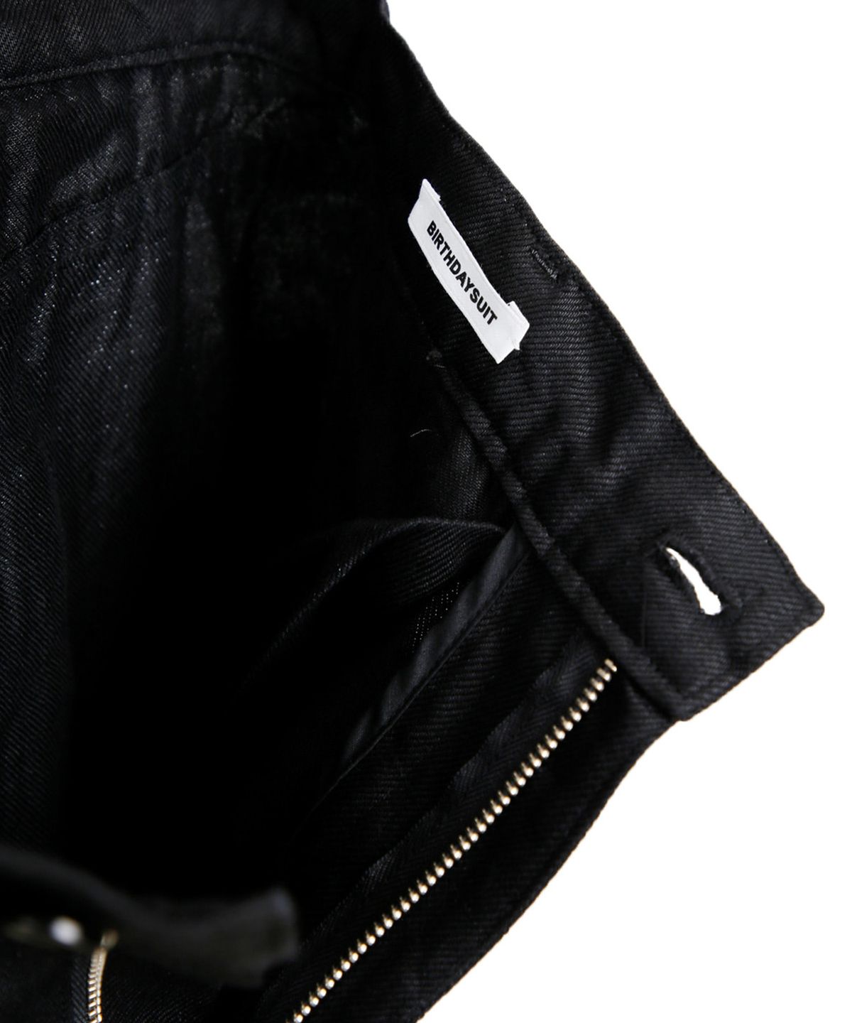 벌스데이수트(BIRTHDAYSUIT) INDIGO LINEN JEANS (BLACK)