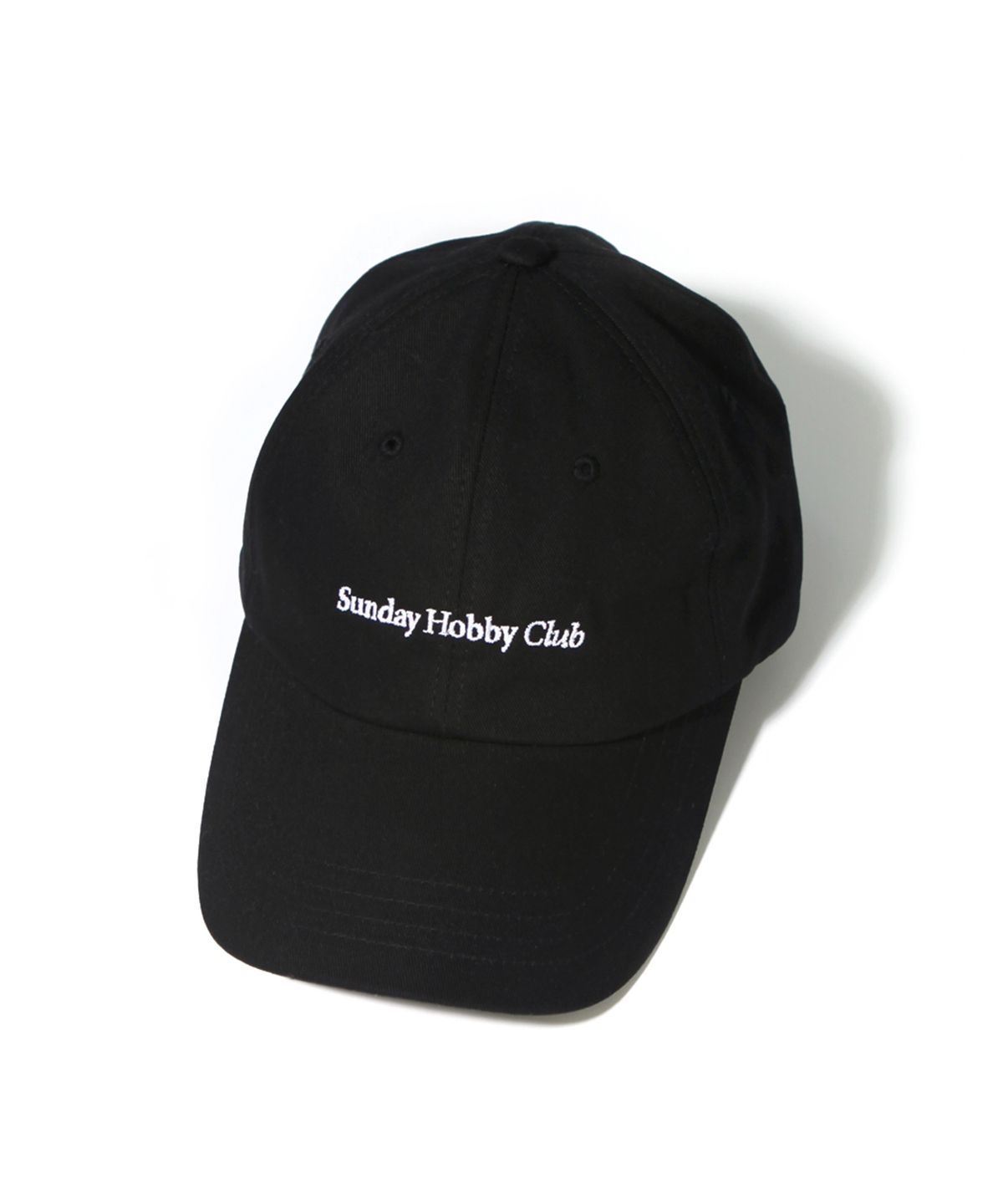 선데이하비클럽(SUNDAY HOBBY CLUB) 22SS 시그니처 로고 커브캡-블랙