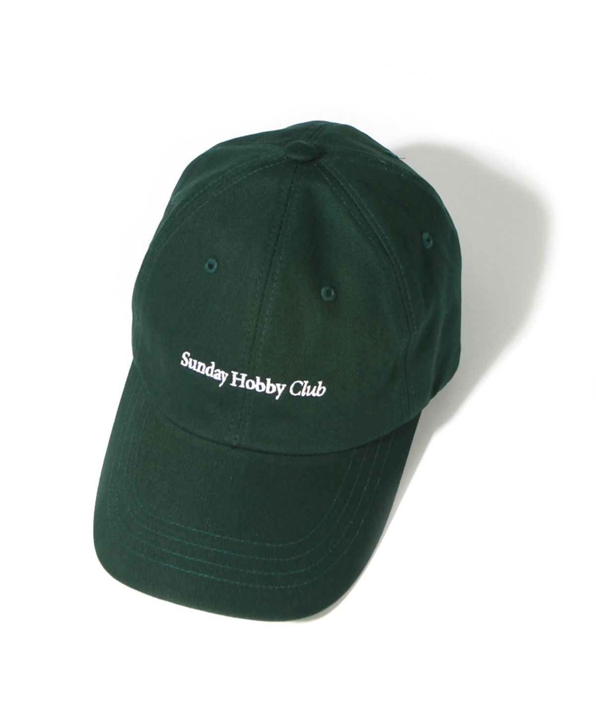 선데이하비클럽(SUNDAY HOBBY CLUB) 22SS 시그니처 로고 커브캡-포레스트