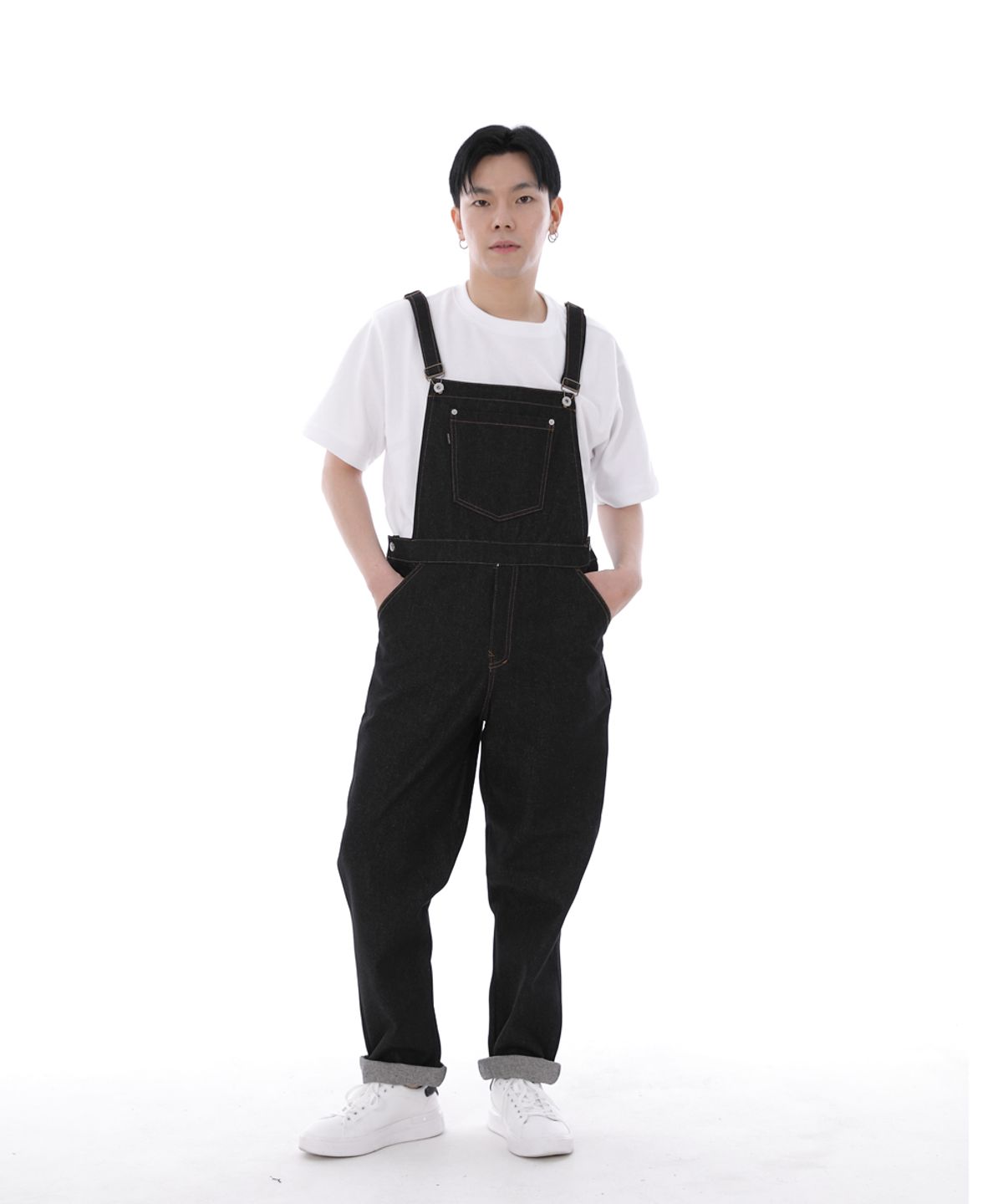 세인트크루(SAINTCREW) 시티보이 버튼 오버롤 CBB-607 데님블랙