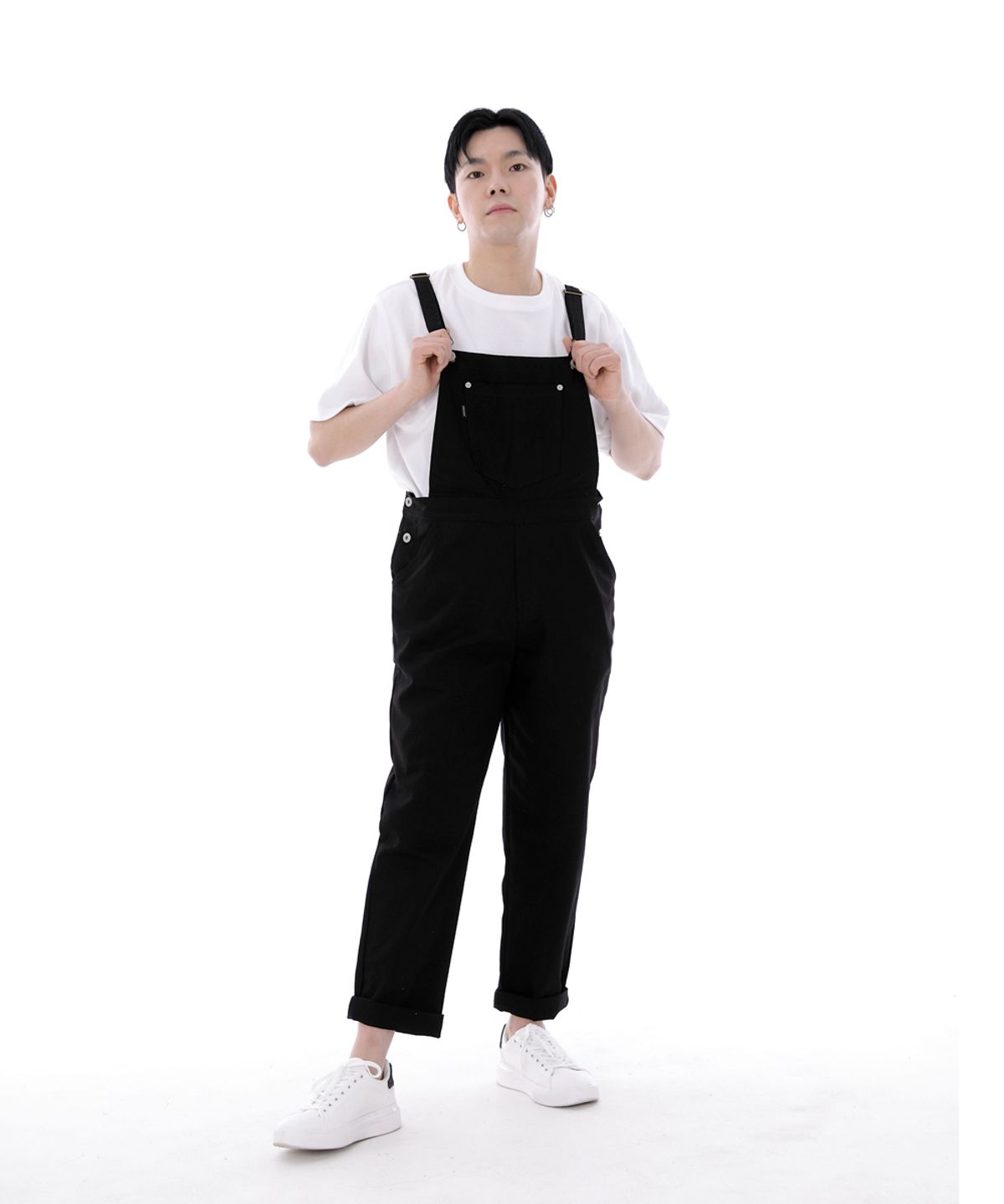 세인트크루(SAINTCREW) 시티보이 버튼 오버롤 CBB-607 블랙
