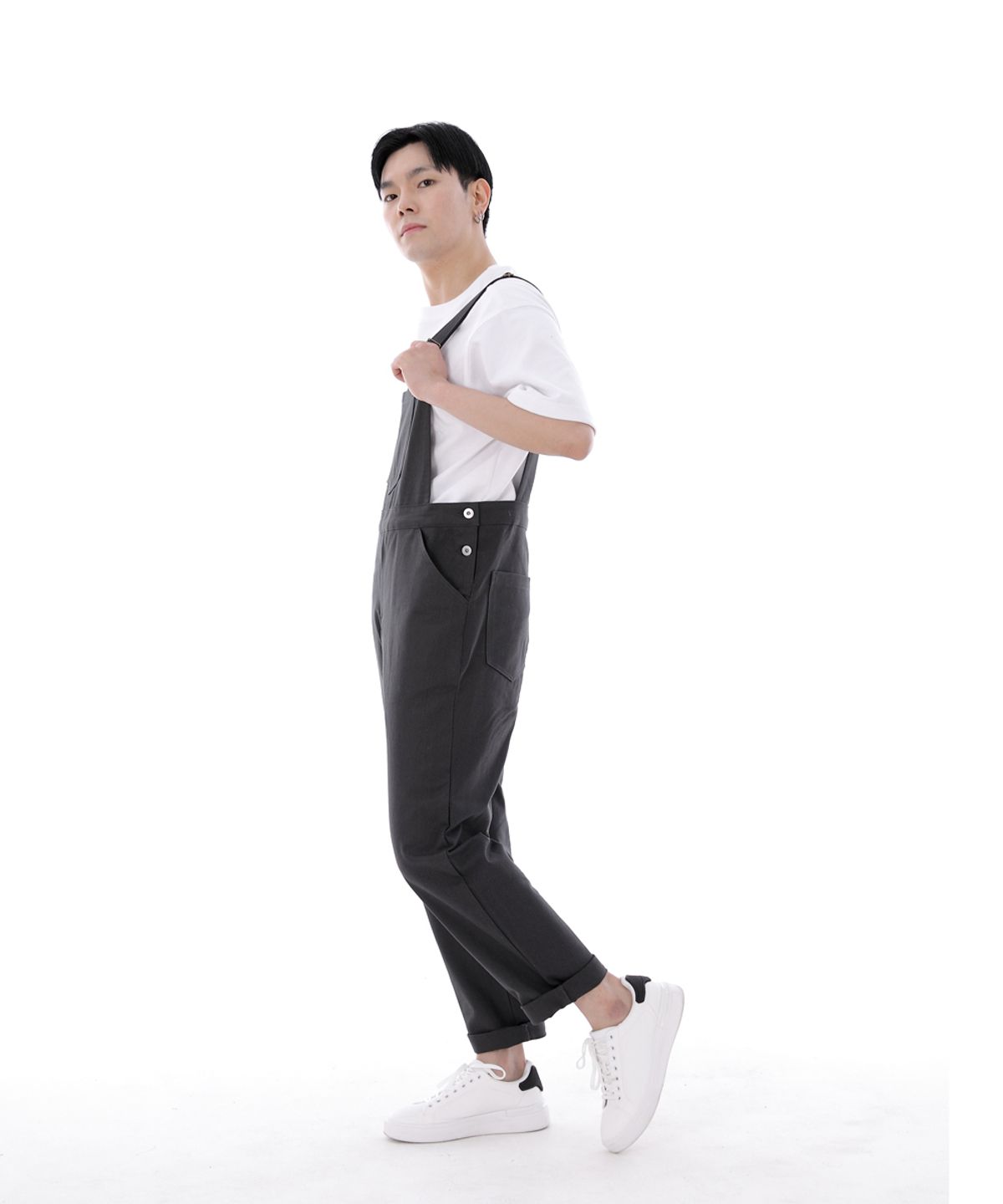 세인트크루(SAINTCREW) 시티보이 버튼 오버롤 CBB-607 차콜그레이