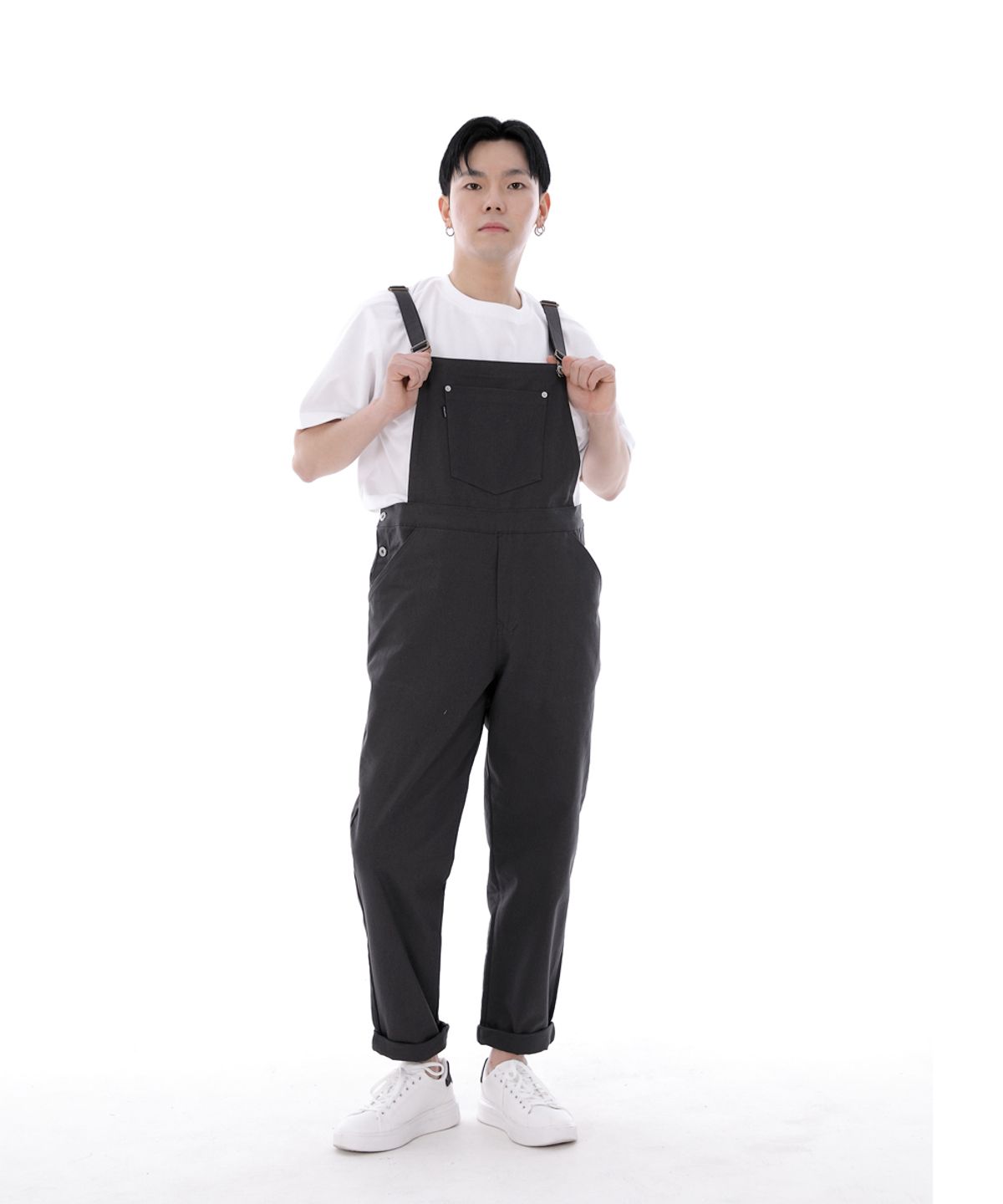 세인트크루(SAINTCREW) 시티보이 버튼 오버롤 CBB-607 차콜그레이