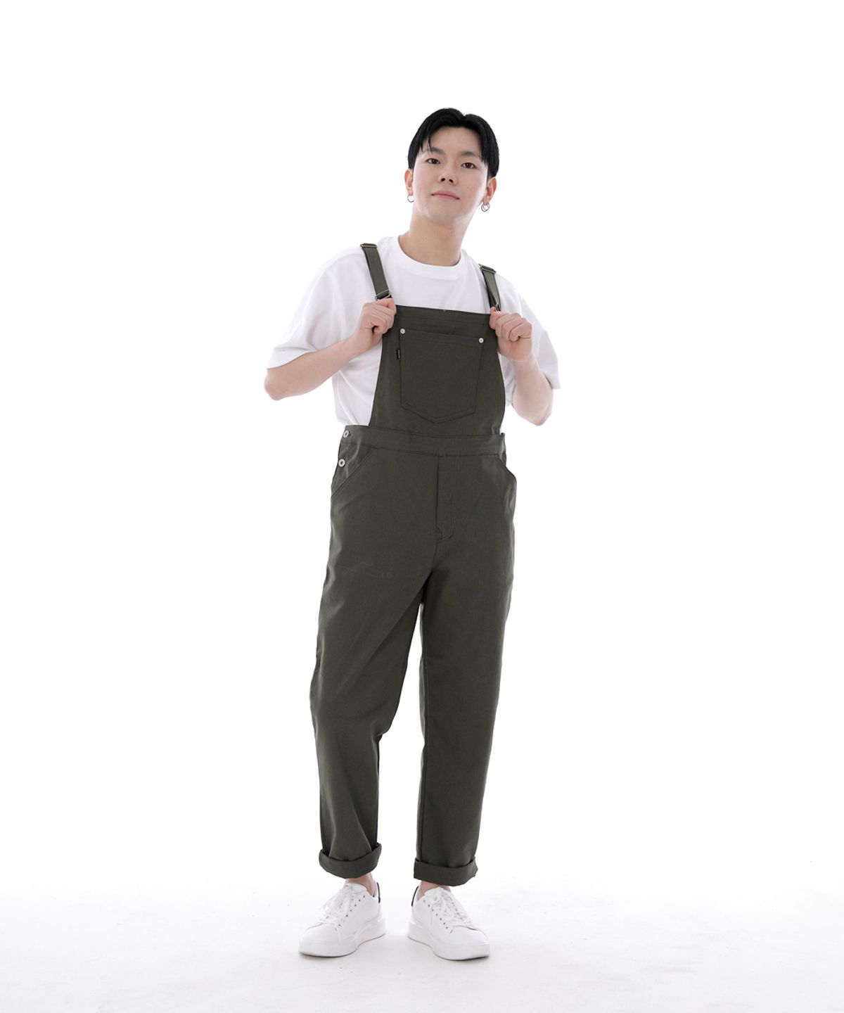 세인트크루(SAINTCREW) 시티보이 버튼 오버롤 CBB-607 카키