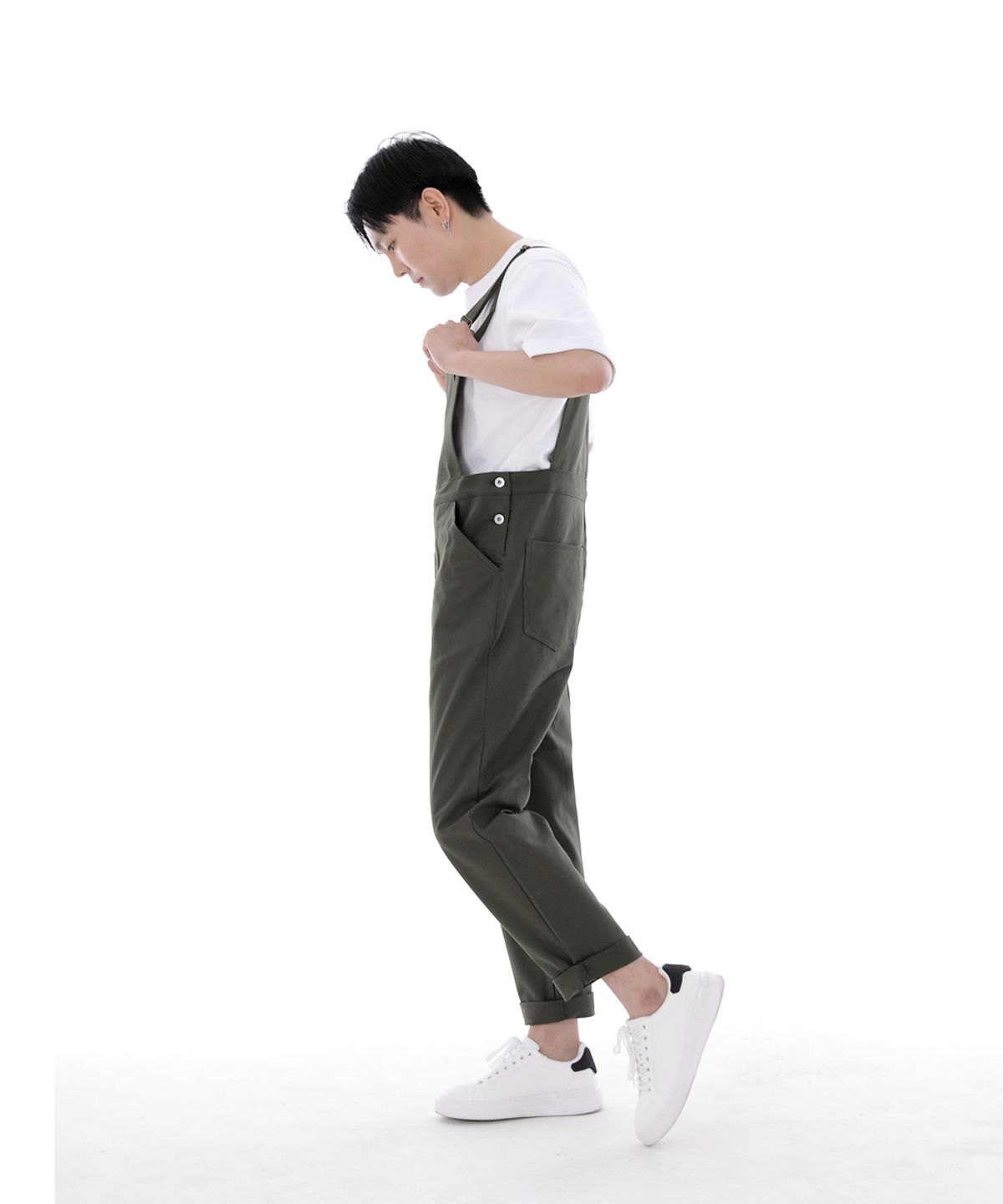 세인트크루(SAINTCREW) 시티보이 버튼 오버롤 CBB-607 카키