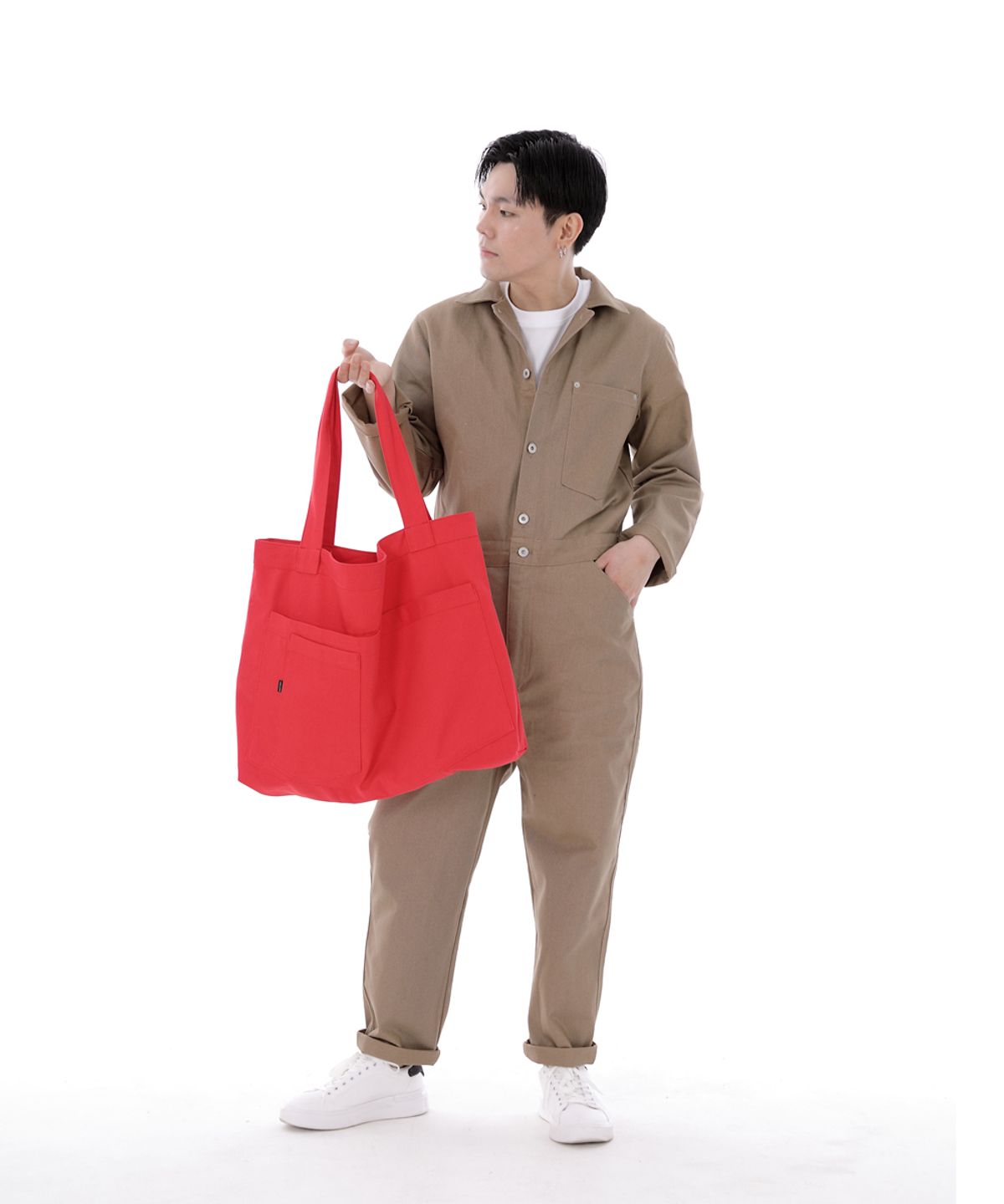 세인트크루(SAINTCREW) 시티보이 메가빅 숄더백 CBM-110 레드미디엄