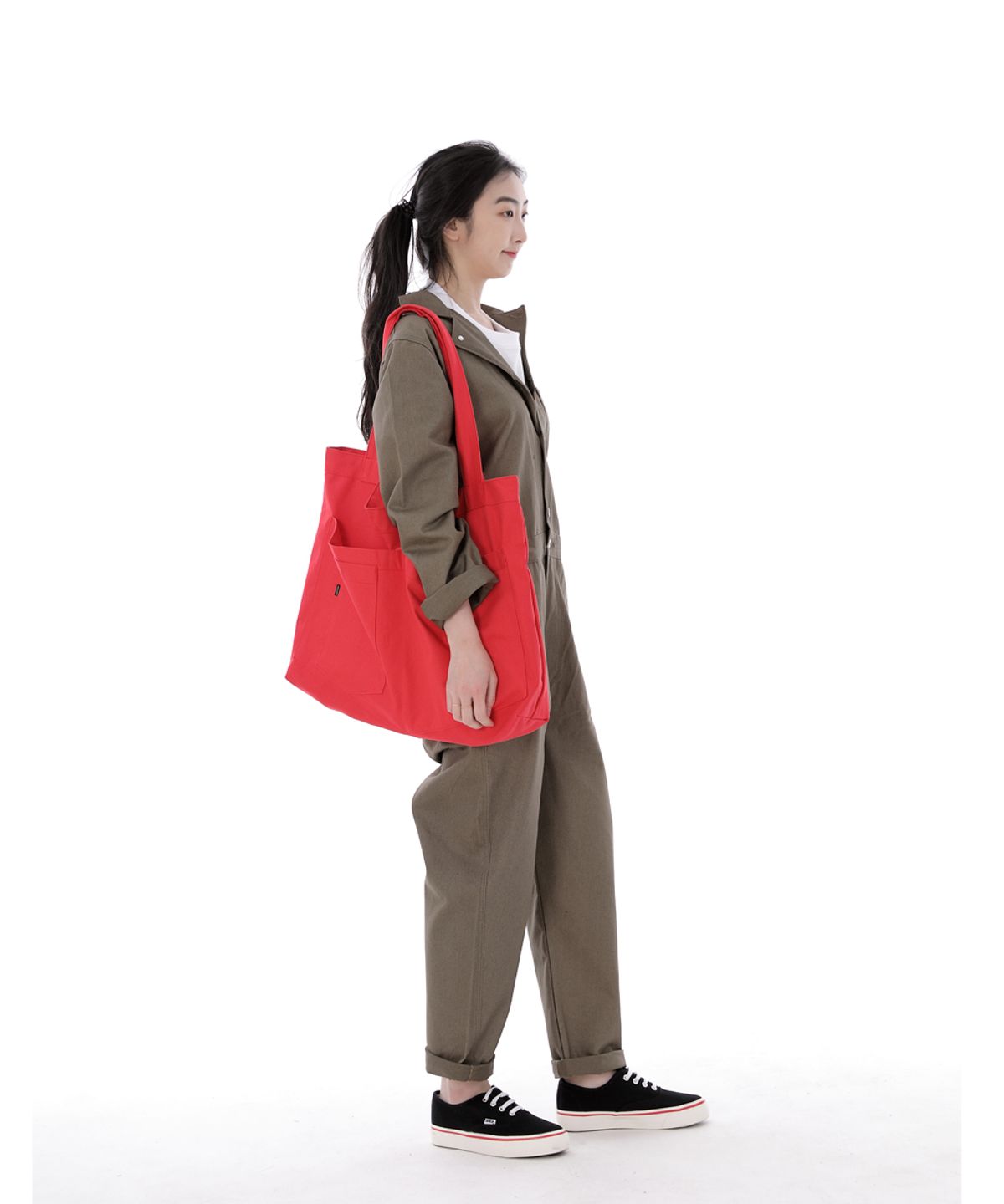 세인트크루(SAINTCREW) 시티보이 메가빅 숄더백 CBM-110 레드미디엄