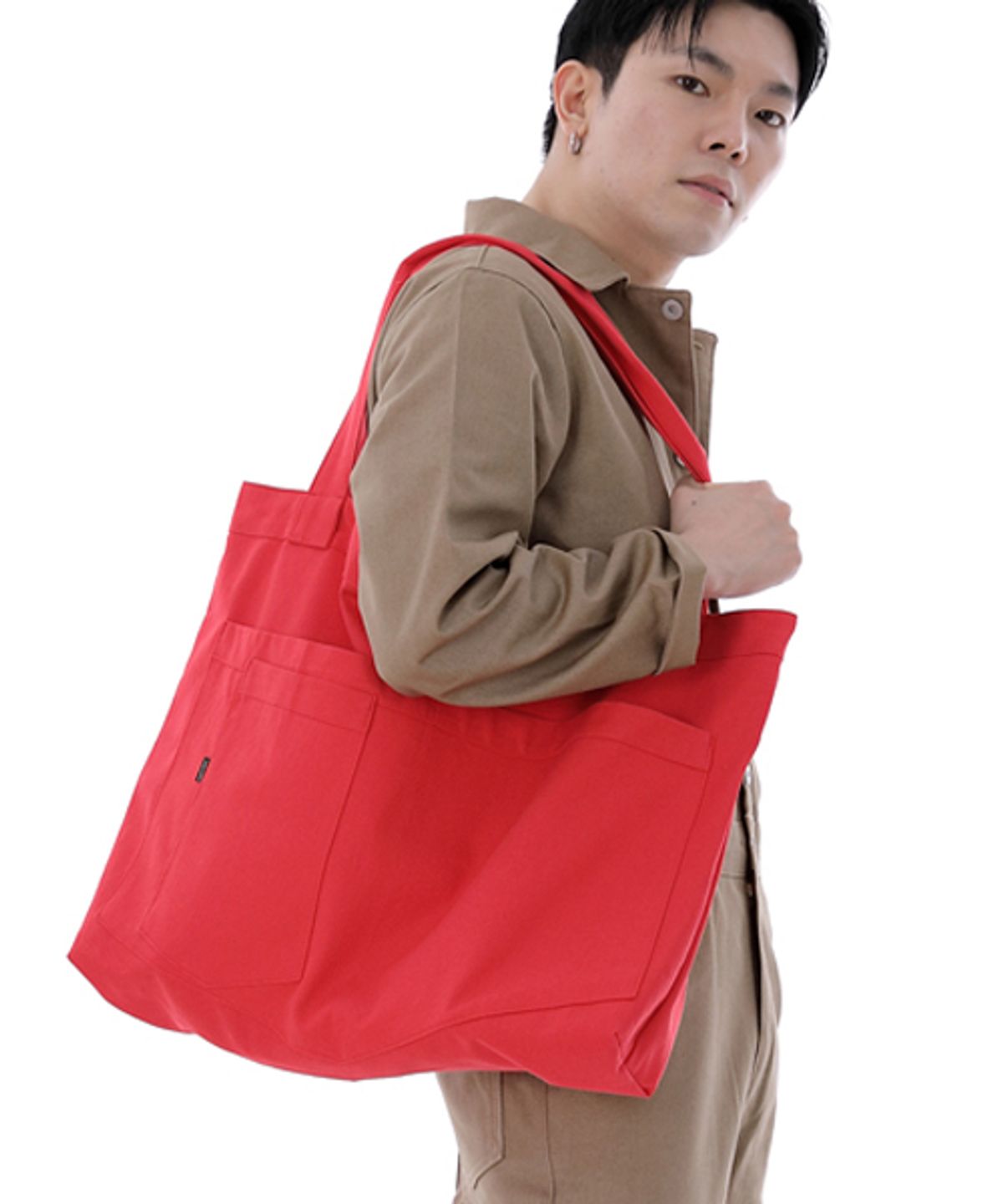 세인트크루(SAINTCREW) 시티보이 메가빅 숄더백 CBM-110 레드미디엄