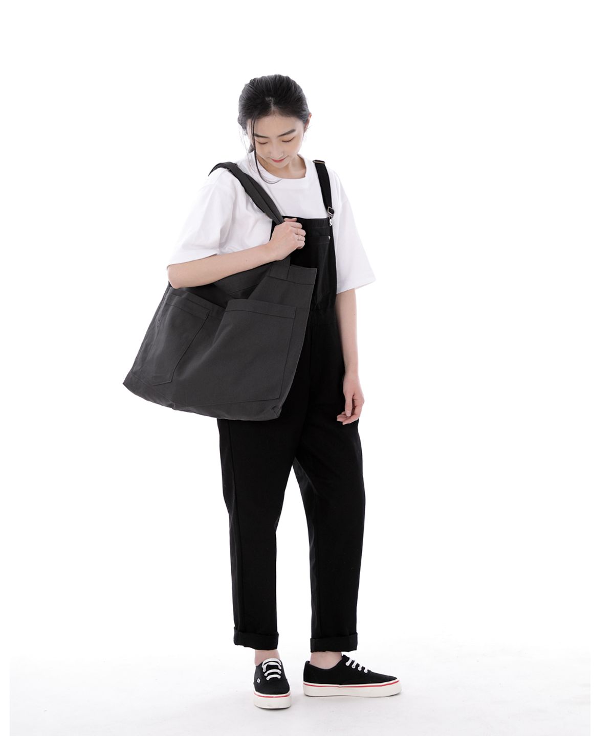 세인트크루(SAINTCREW) 시티보이 메가빅 숄더백 CBM-110 차콜그레이